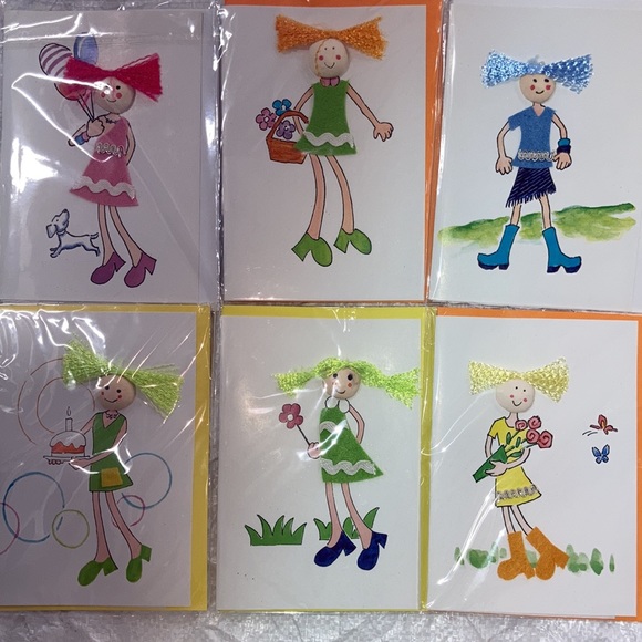 3 Hand Made 3 D Cards - Picture 6 of 6